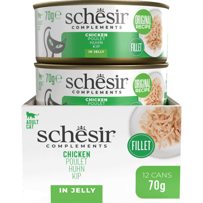 Schesir Cat Complements Kuracie v zele 70g obsah